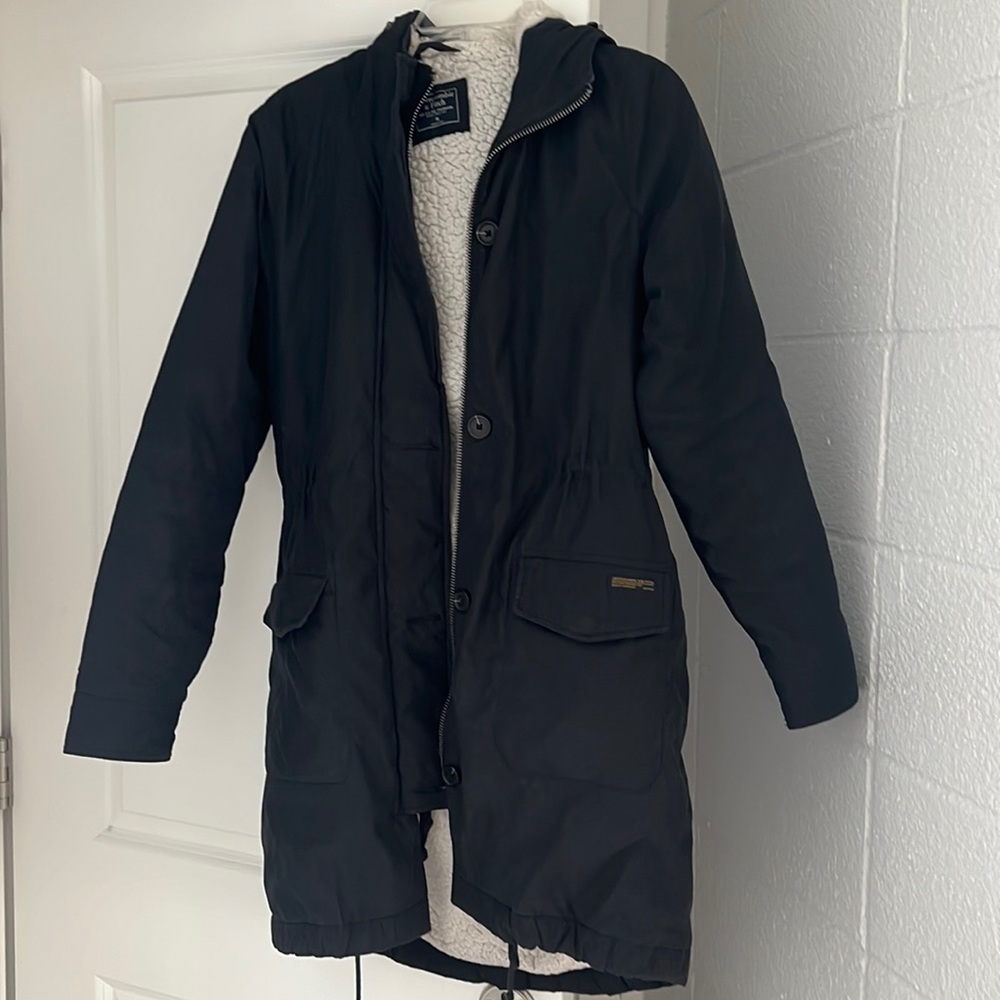 Popular parka jacket from Abercrombie & Fitch